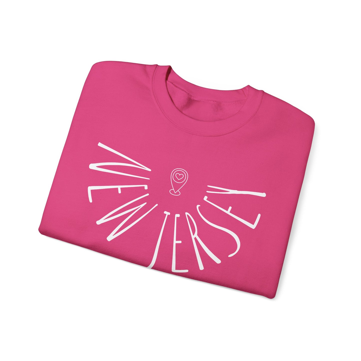 New Jersey Liquid Letters Graphic Sweatshirt