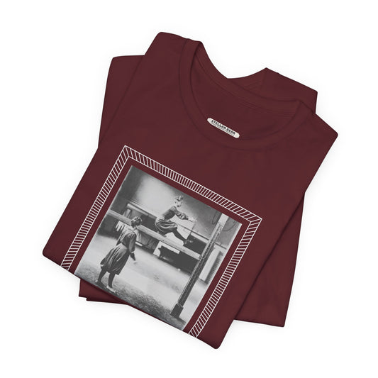 On the Balance Beam 1902 Vintage Graphic T-Shirt
