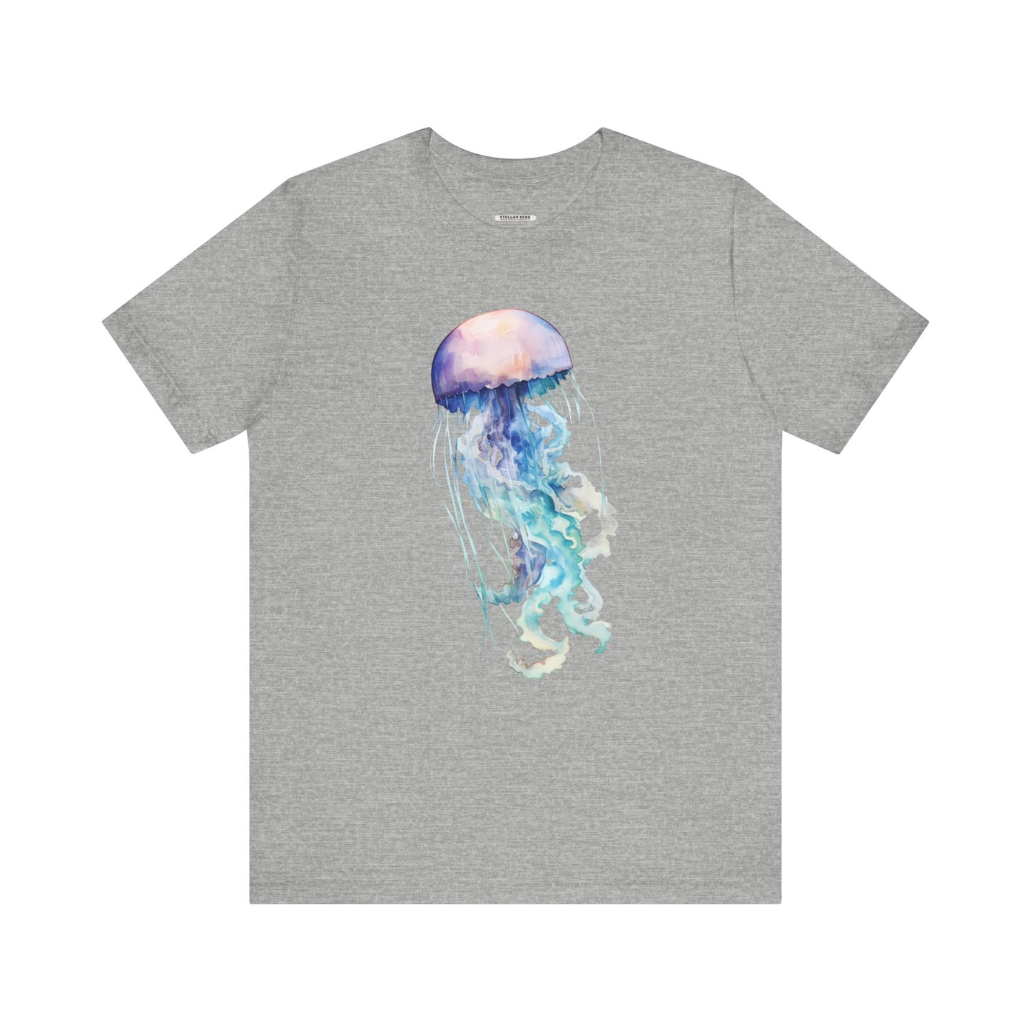 Jellyfish Lavender Green Graphic T-Shirt