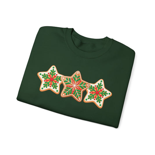 Christmas Star Cookies Graphic Sweatshirt