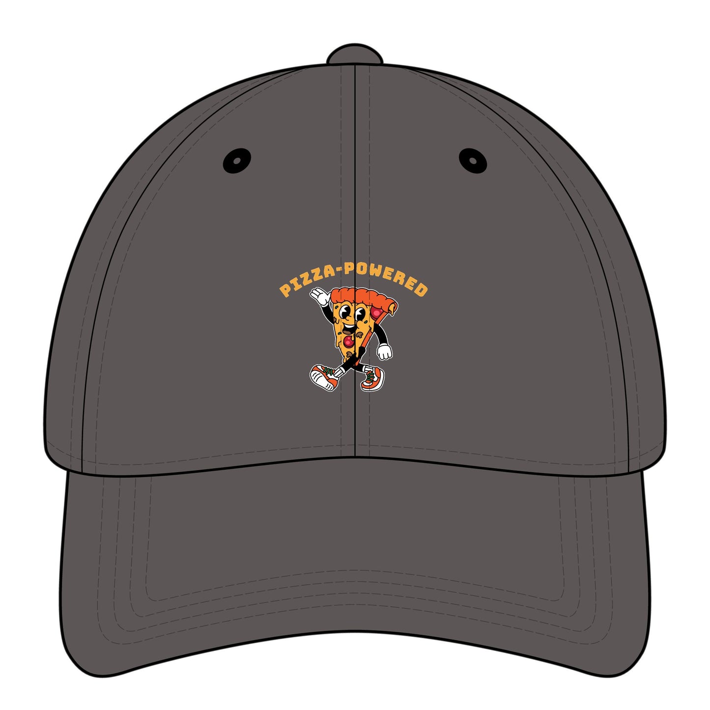 Pizza-Powered Graphic Cap