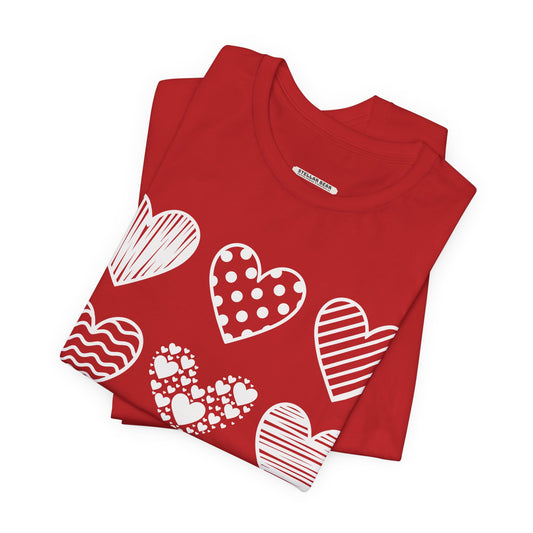 Lots of Hearts Graphic T-Shirt