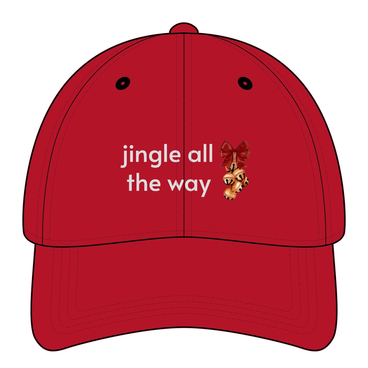Jingle All the Way Minimalist Style Cap