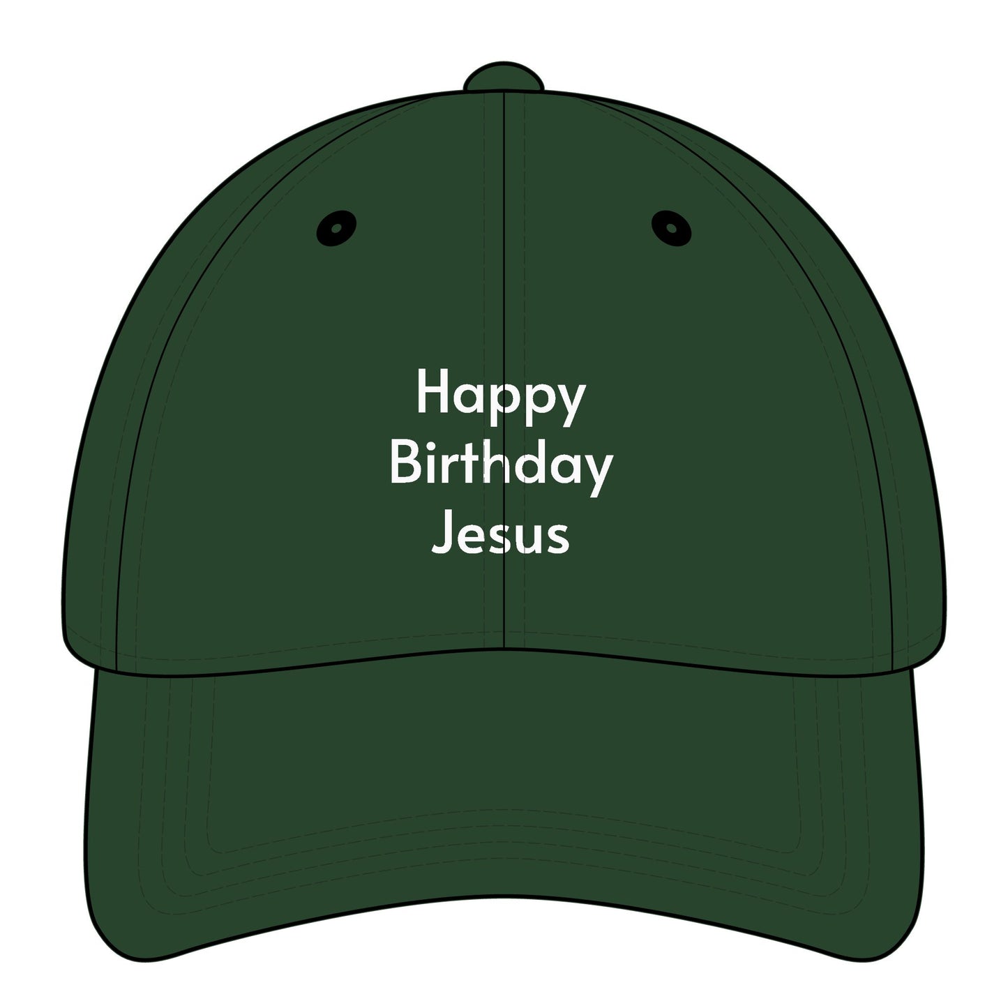 Happy Birthday Jesus Minimalist Style Cap