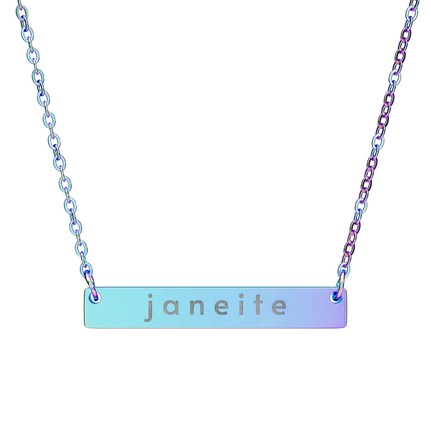 Janeite Bar Necklace