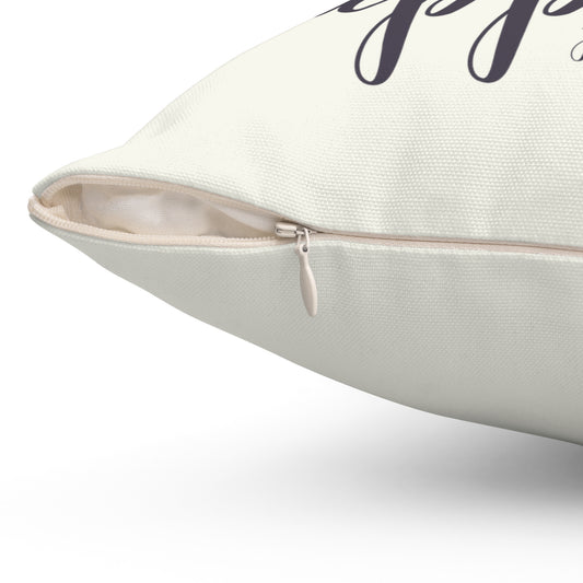 I Do Suspect That He Is Not Really Necessary for My Happiness Quote Vintage Decorative Pillow (Jane Austen)