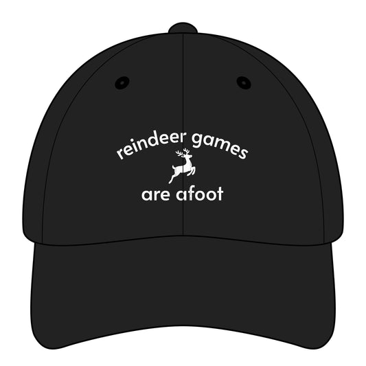 Reindeer Games are Afoot Minimalist Style Cap
