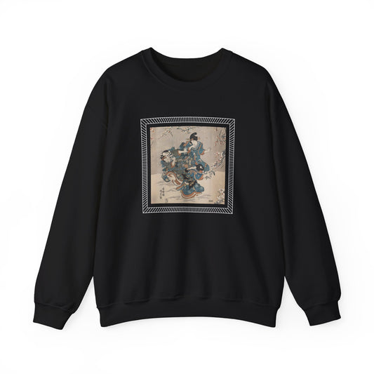Snowball Fight 1830 Vintage Graphic Sweatshirt
