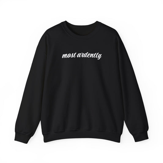 Most Ardently Minimalist Style Sweatshirt (Jane Austen)