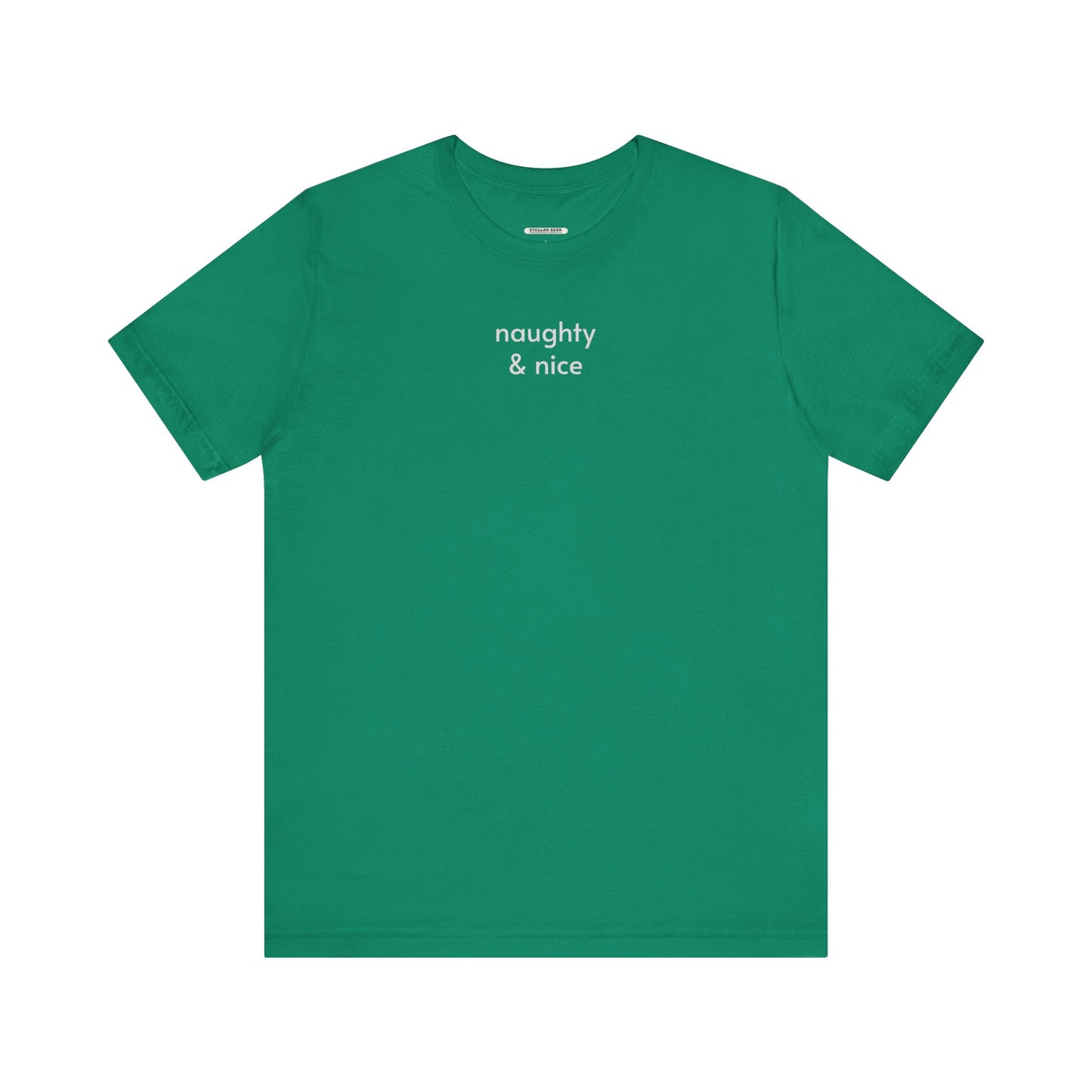 Naughty & Nice Minimalist Style T-Shirt