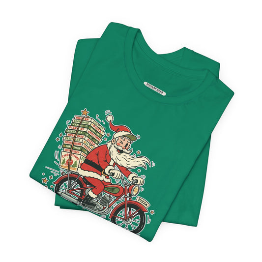 Santa Prefers Pizza Graphic T-Shirt