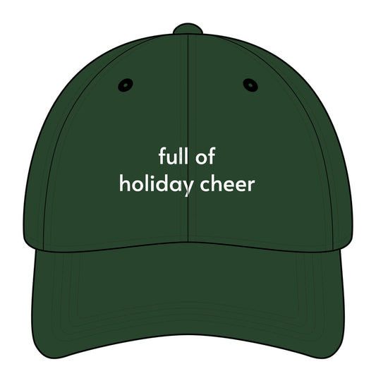 Full of Holiday Cheer Minimalist Style Cap
