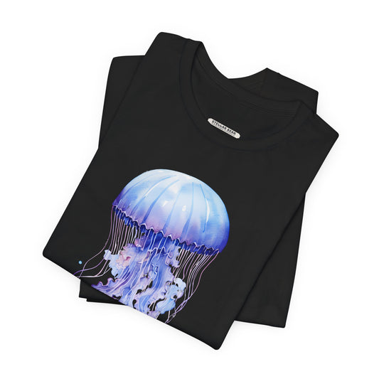 Jellyfish Lavender Blue Graphic T-Shirt