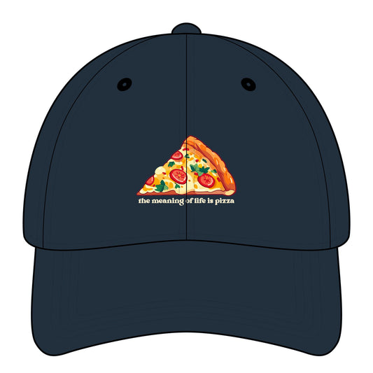 The Meaning of Life is Pizza Graphic Cap