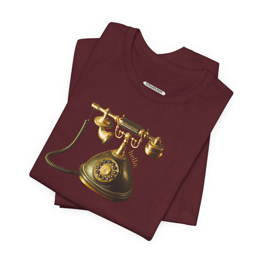 Telephone Hello Vintage Objects Graphic T-Shirt
