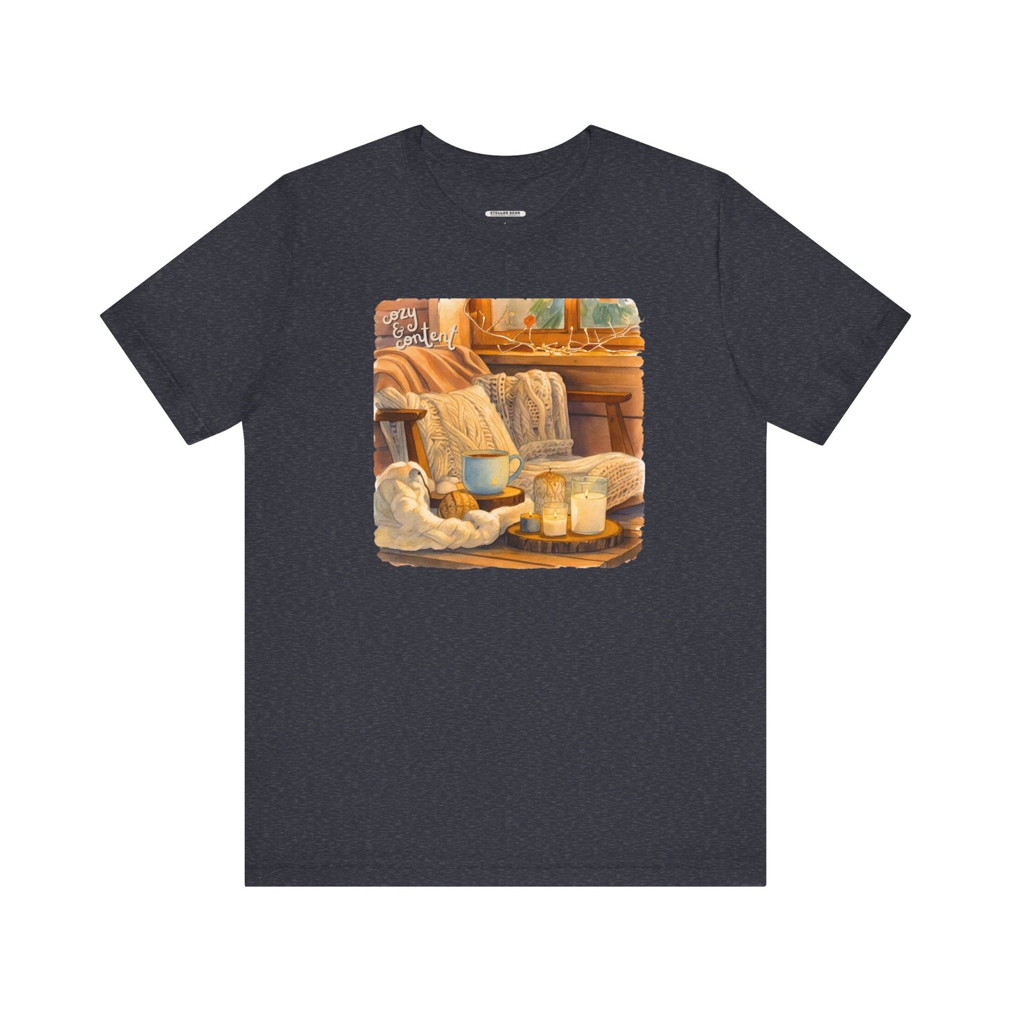 Cozy & Content Graphic T-Shirt