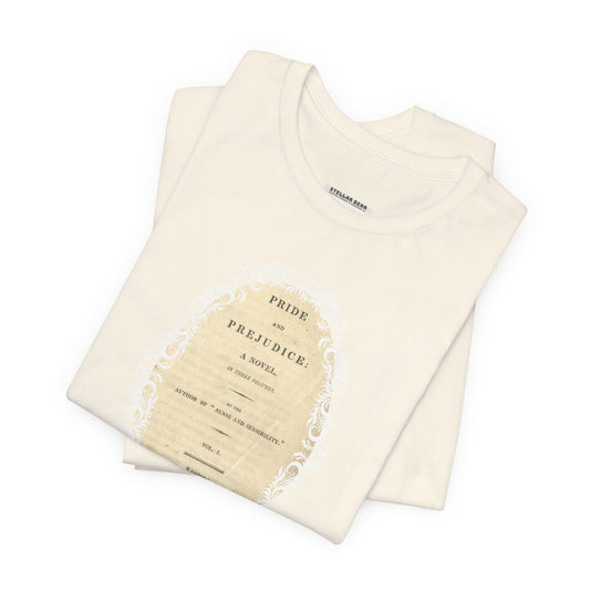 Pride and Prejudice First Edition Title Page 1813 Vintage Graphic T-Shirt (Jane Austen)