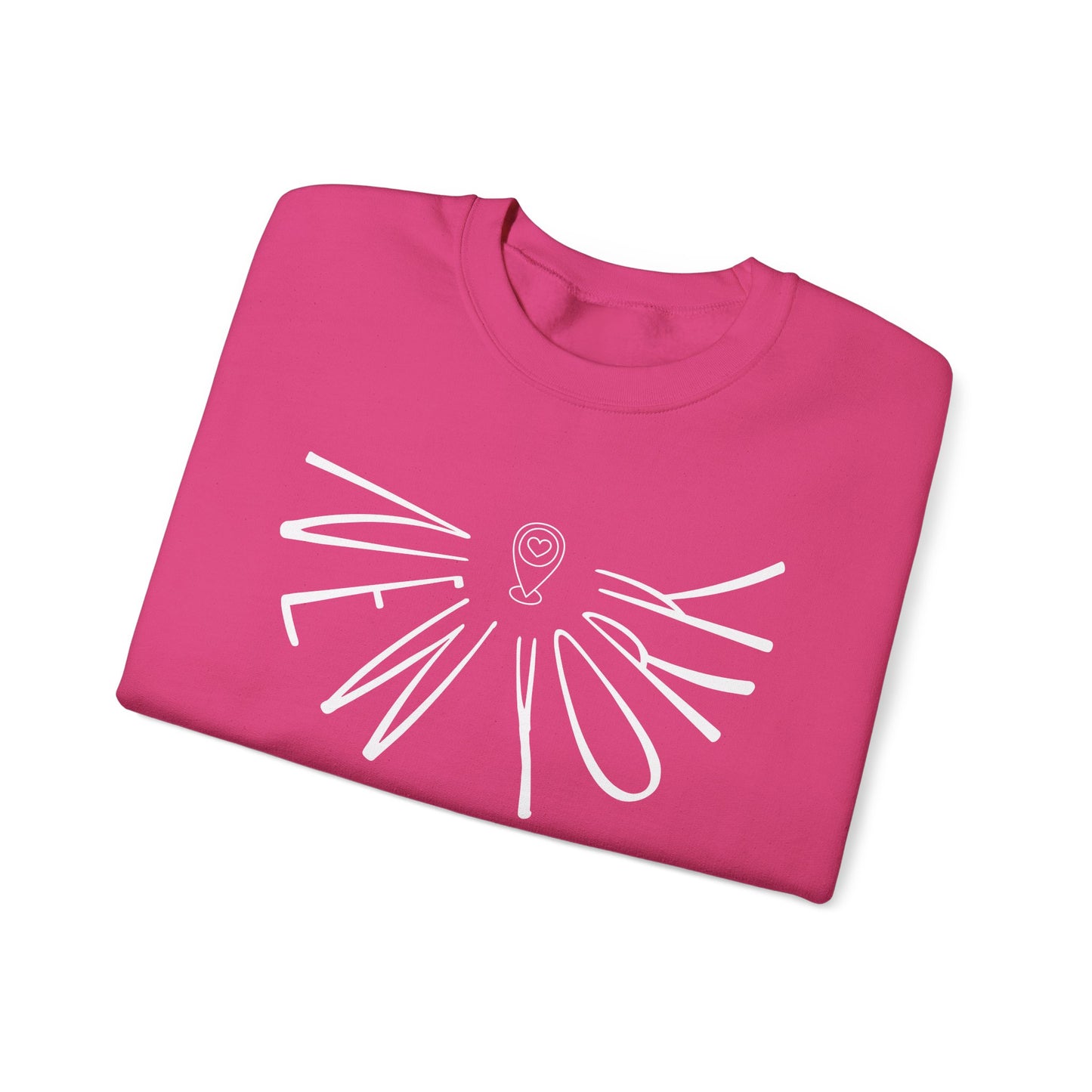 New York Liquid Letters Graphic Sweatshirt