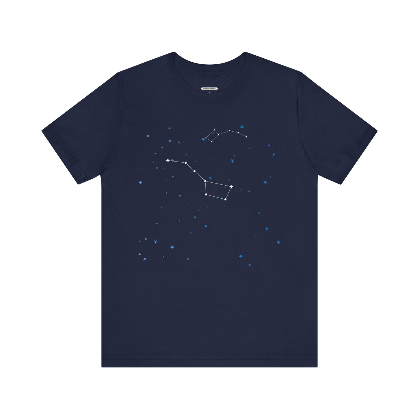 Big Dipper & Little Dipper Asterisms Constellation Graphic T-Shirt