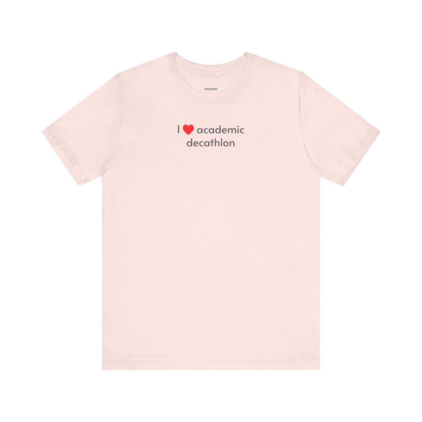 I Love Academic Decathlon Minimalist Style T-Shirt