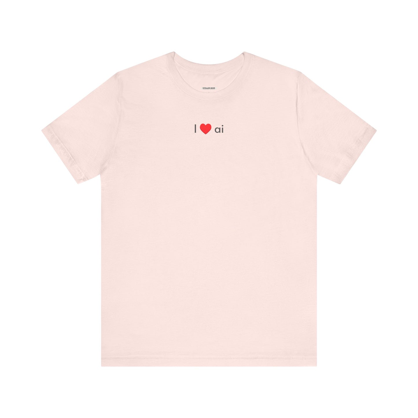 I Love AI Minimalist Style T-Shirt