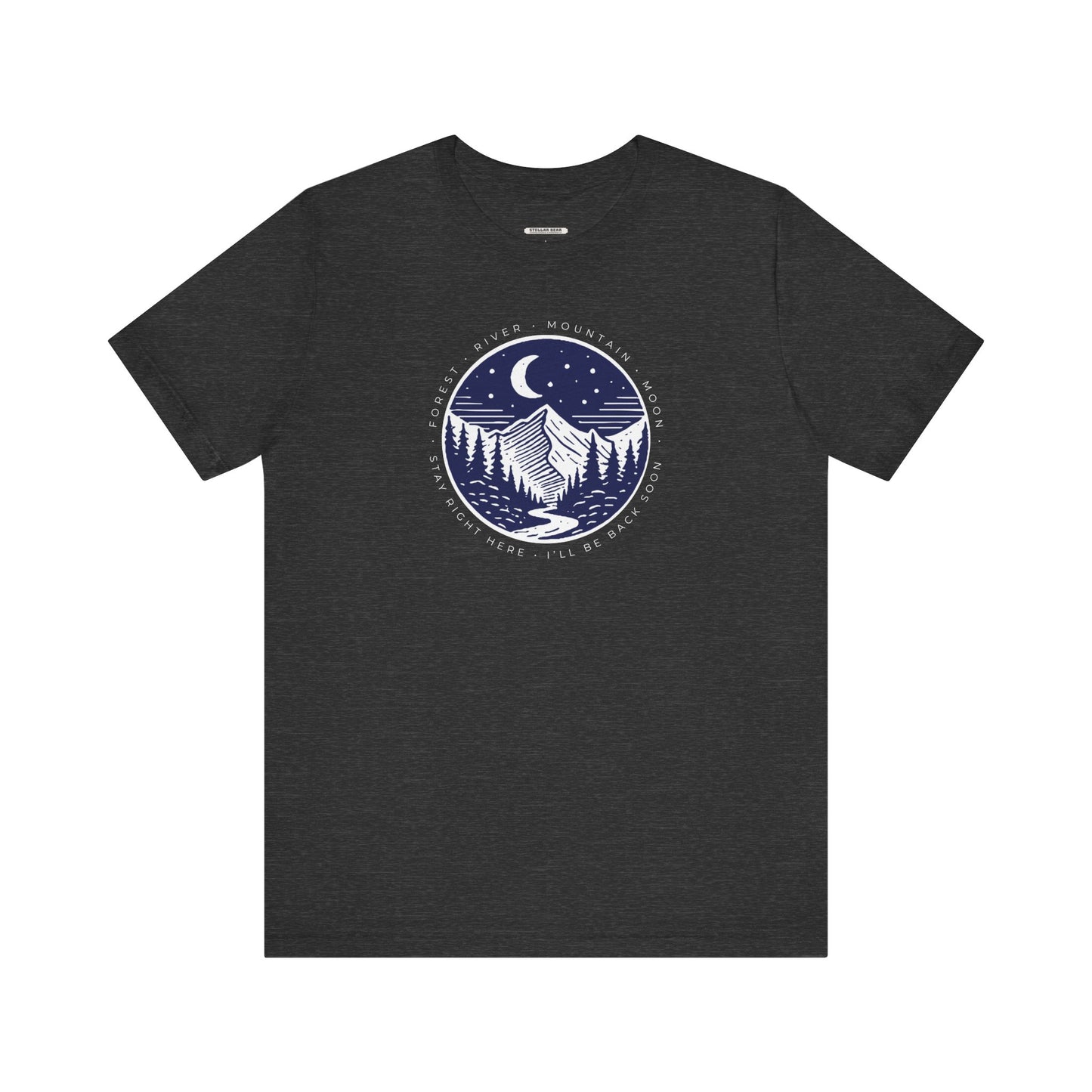 Forest River Mountain Moon Graphic T-Shirt