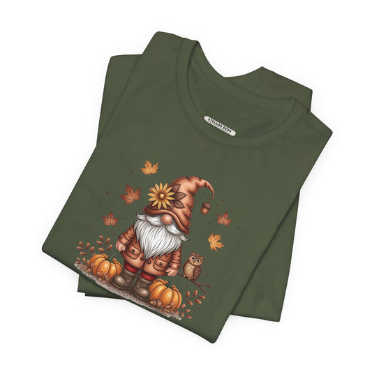 Fall Gnome Graphic T-Shirt