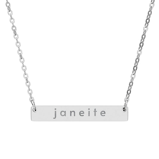 Janeite Bar Necklace
