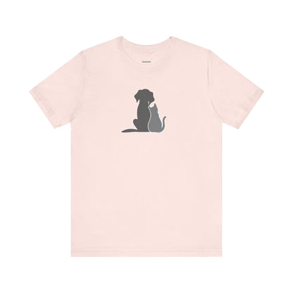 Dog and Cat • Sitting Graphic T-Shirt