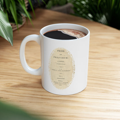 Pride and Prejudice First Edition 1813 Vintage Graphic Mug