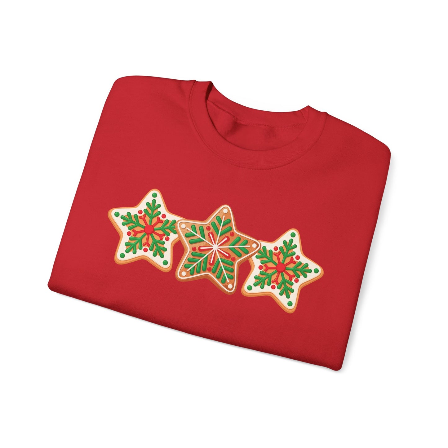 Christmas Star Cookies Graphic Sweatshirt