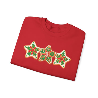 Christmas Star Cookies Graphic Sweatshirt