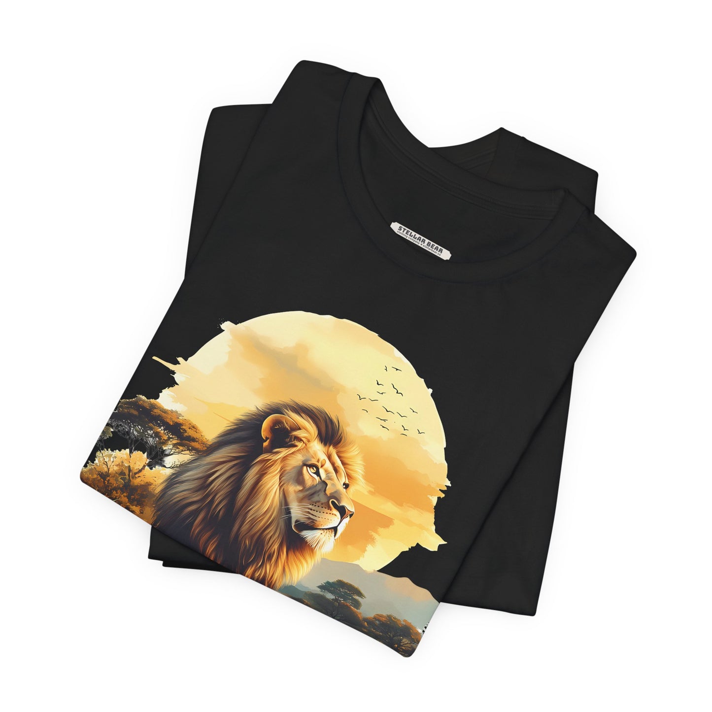 Lion Looking Graphic T-Shirt