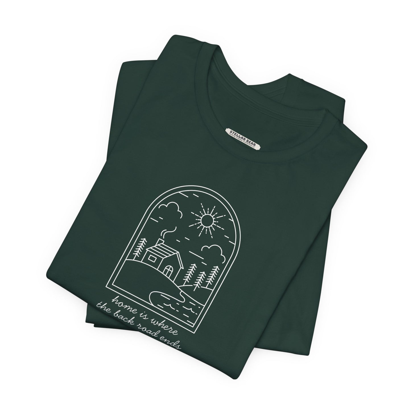 Home is Where the Back Road Ends Graphic T-Shirt