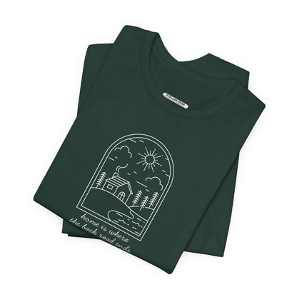 Home is Where the Back Road Ends Graphic T-Shirt