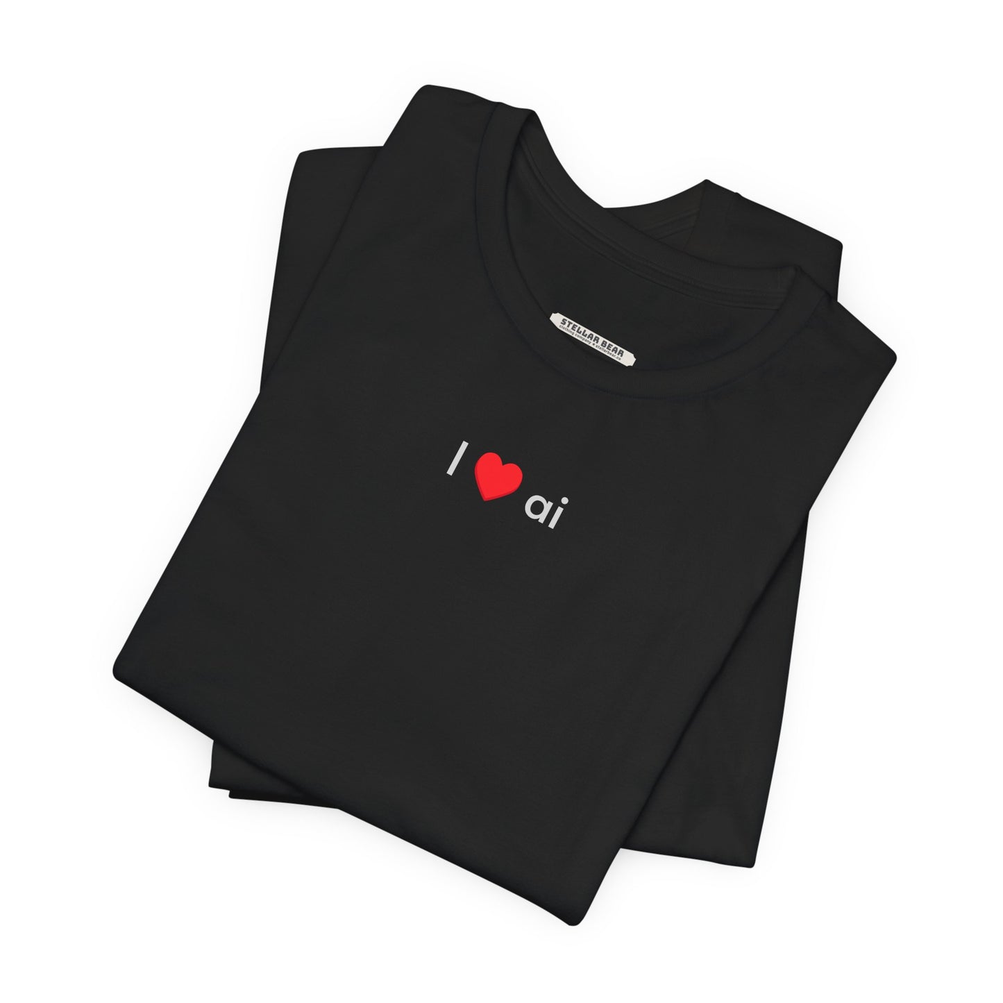 I Love AI Minimalist Style T-Shirt