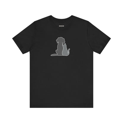 Dog and Cat • Sitting Graphic T-Shirt