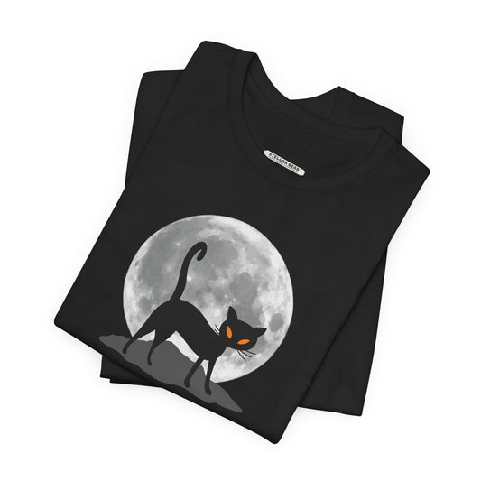 Cat Moon Graphic T-Shirt