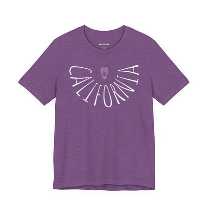 California Liquid Letters Graphic T-Shirt