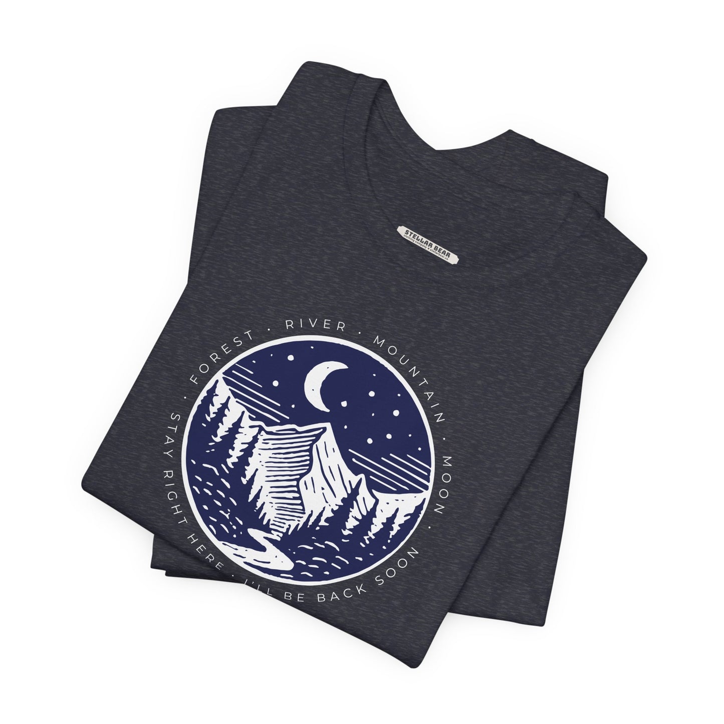 Forest River Mountain Moon Graphic T-Shirt