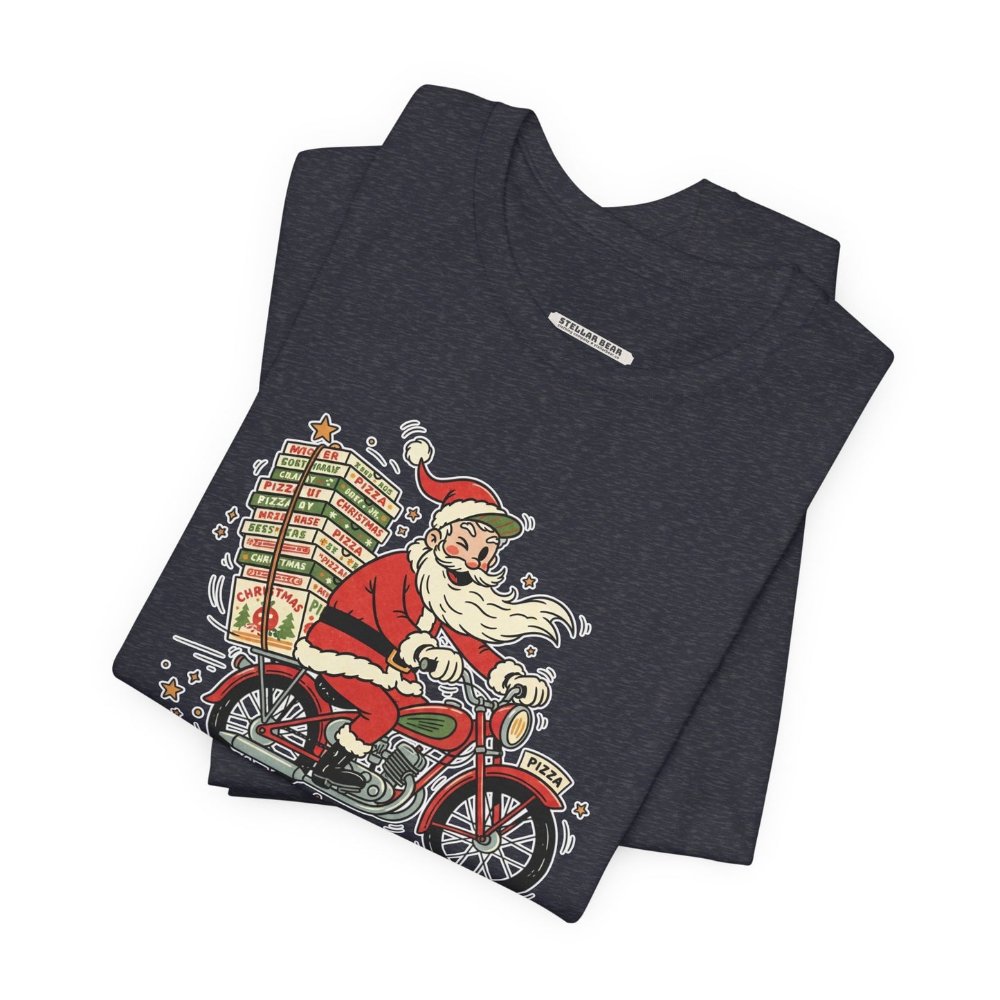 Santa Prefers Pizza Graphic T-Shirt