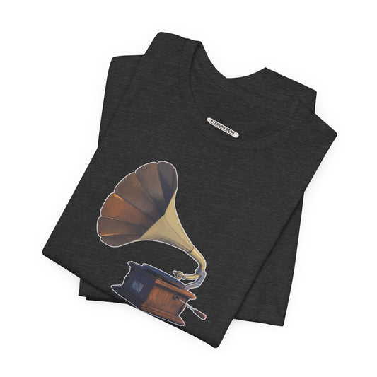 Gramohpone Record Player Vintage Objects Graphic T-Shirt