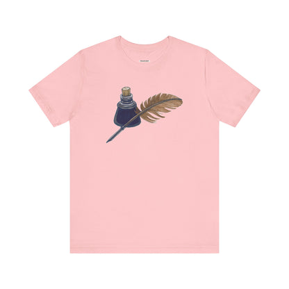 Ink and Feather Quill Pen Vintage Objects Graphic T-Shirt
