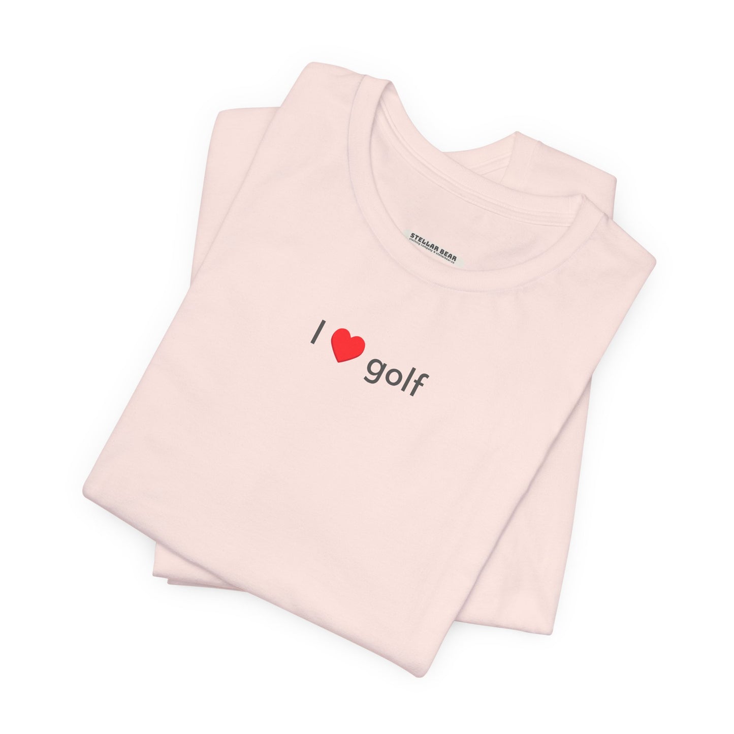 I Love Golf Minimalist Style T-Shirt