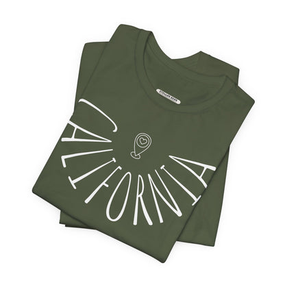 California Liquid Letters Graphic T-Shirt
