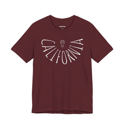 California Liquid Letters Graphic T-Shirt