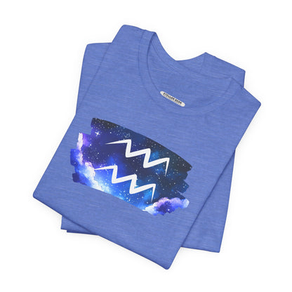 Aquarius Zodiac Sign Graphic T-Shirt