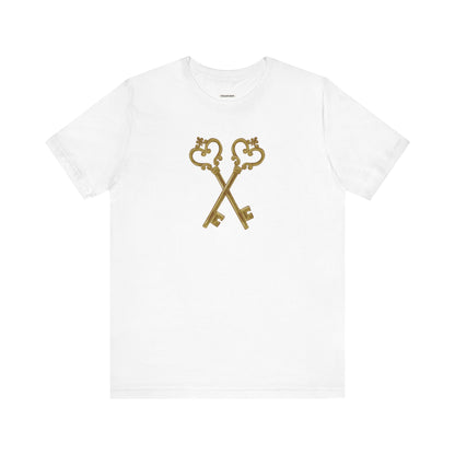 Old Keys Crossed Vintage Objects Graphic T-Shirt