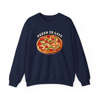 Pizza is Life Graphic Sweatshirt