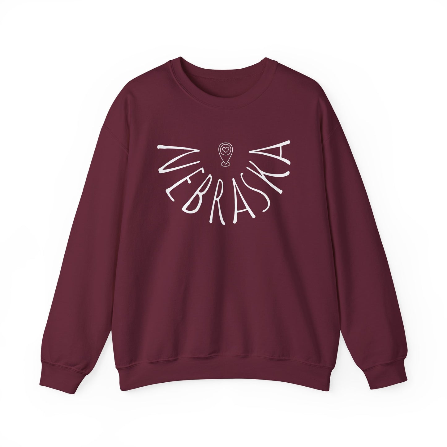 Nebraska Liquid Letters Graphic Sweatshirt